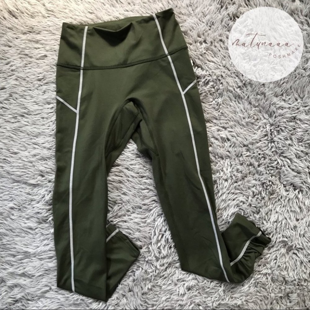 Free People Movement Secret Moss High-Rise 7/8 You’re A Peach Leggings